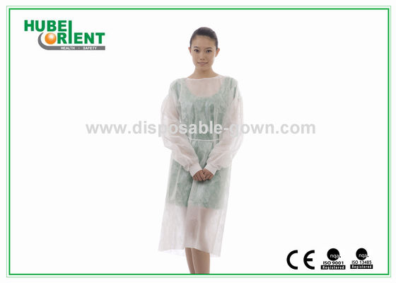 OEM Free Size Long Sleeves Disposable Isolation Gowns