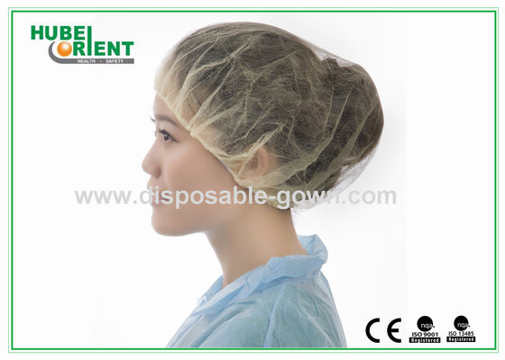 Colored bouffant caps disposable Breathable Round surgical head cover