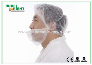Breathable Disposable Nonwoven Beard Cover With Single Elastic For Barber Shop