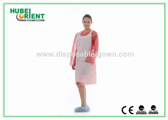 Anti Dust 0.08mm Polyethene Disposable Aprons ISO13485