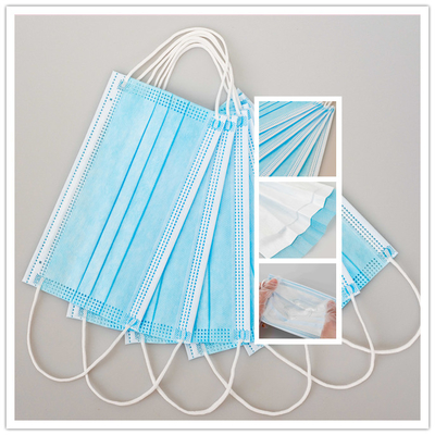 ASTM-F2100 Level 3 Disposable Surgical Earloop Face Mask 3ply Nonwoven Medical