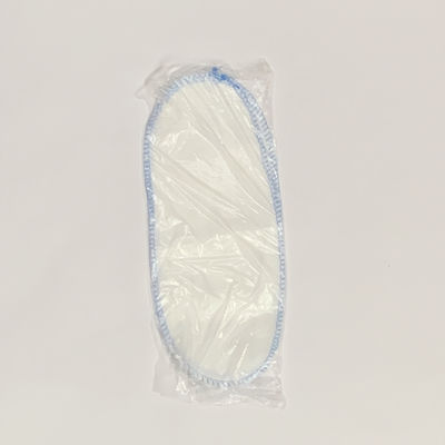 Adult Disposable Nonwoven Close Slippers With Whole Top Lightweight PP Blue Thread Sewing