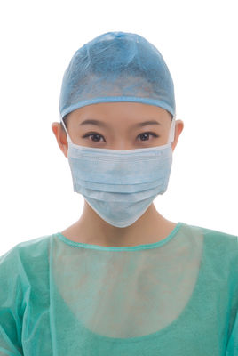 Approved CE MDR Daily Protection Tie On Disposable Face Mask 17.5*9.5cm