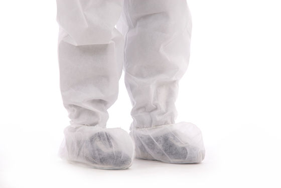 Disposable Elastic Nonwoven Waterproof Shoe Covers 35g/m2