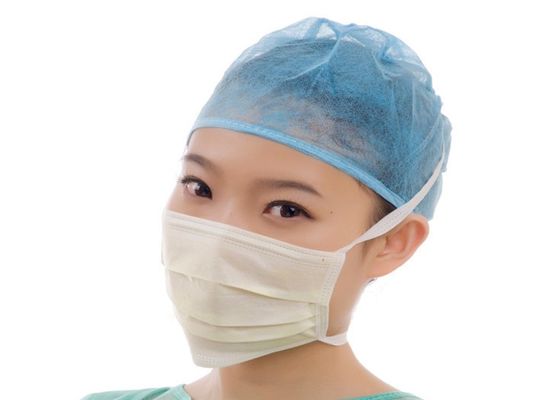 Single Use Non Irritating Medical Tie On Face Mask 9*18cm