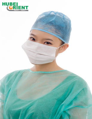 Non-Woven Disposable Facemask 3ply Safety With Round Or Flat Earloop