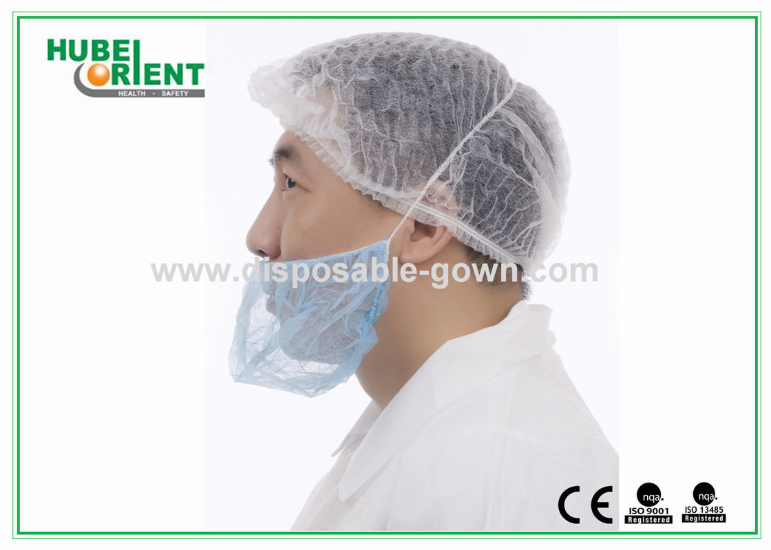 Single Elastic Nonwoven Earloop Disposable Beard Cover