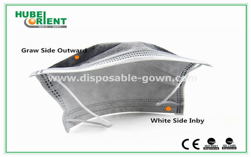 Anti Dust 4 Ply Disposable Active Carbon Earloop Face Mask