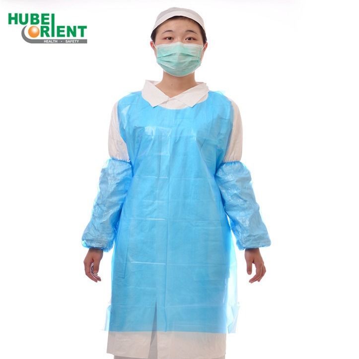 Dust Prevention Polythene One Time Apron 28''X42'' 28''X46''