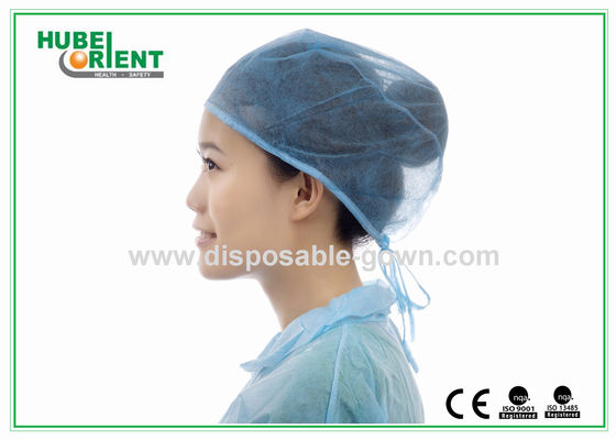 Fluid Prevention SMS Nonwoven Disposable Doctor Cap With Back Ties