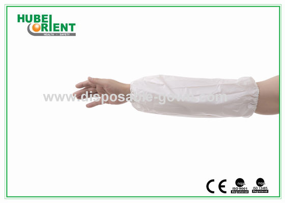 PE Oversleeves Disposable Arm Sleeves Waterproof 18 Inches For Prevent Pollution
