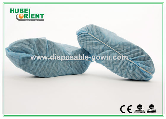 Splash Prevention Medical Use Nonwoven Shoe Covers With Non Slip Stripes