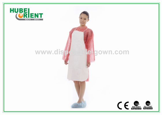 Breathable Waterproof Disposable Tyvek Aprons Polyethylene Apron 43 Gsm
