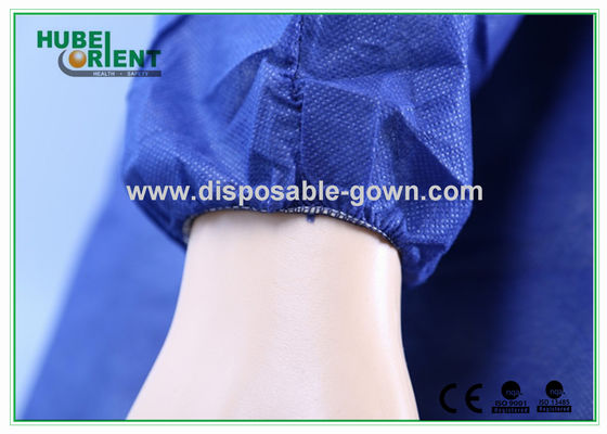 Free Size 55gsm Disposable Protective Coverall With Hood And Feetcover