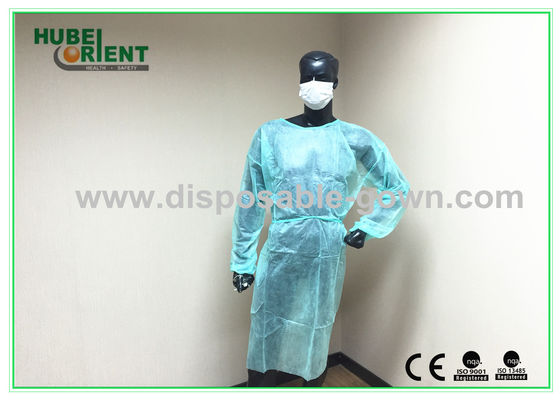 Splash Resistance Medical Isolation Gown For Disposable Use  With Elastic Wrist