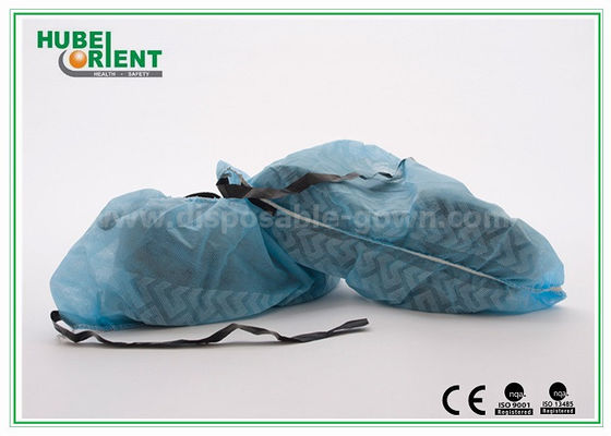 18"/16" Non Woven Shoe Cover With Antistatic Strip/Disposable ESD Shoe Covers For Lab