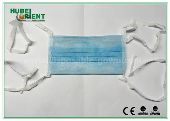 Non Stimulating Nonwoven Disposable Tie On Face Mask