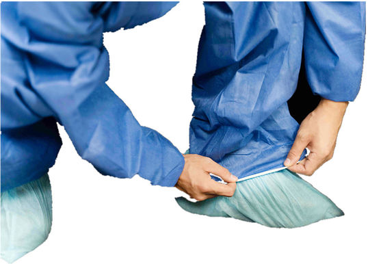 CE Type5/6 SMMS Disposable Coverall Anti Static Breathable PPE Clothing