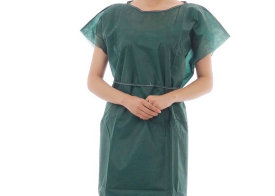 Single Use Nonwoven Patient Gown Without Sleeves