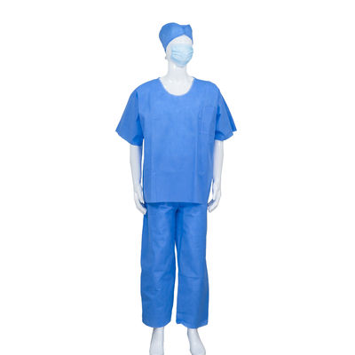 CE MDR Waterproof SMS medical pajamas For Hospital
