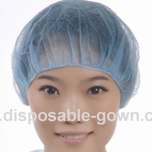 Non Sterile Single Elastic 25g/m2 Non Woven Bouffant Cap
