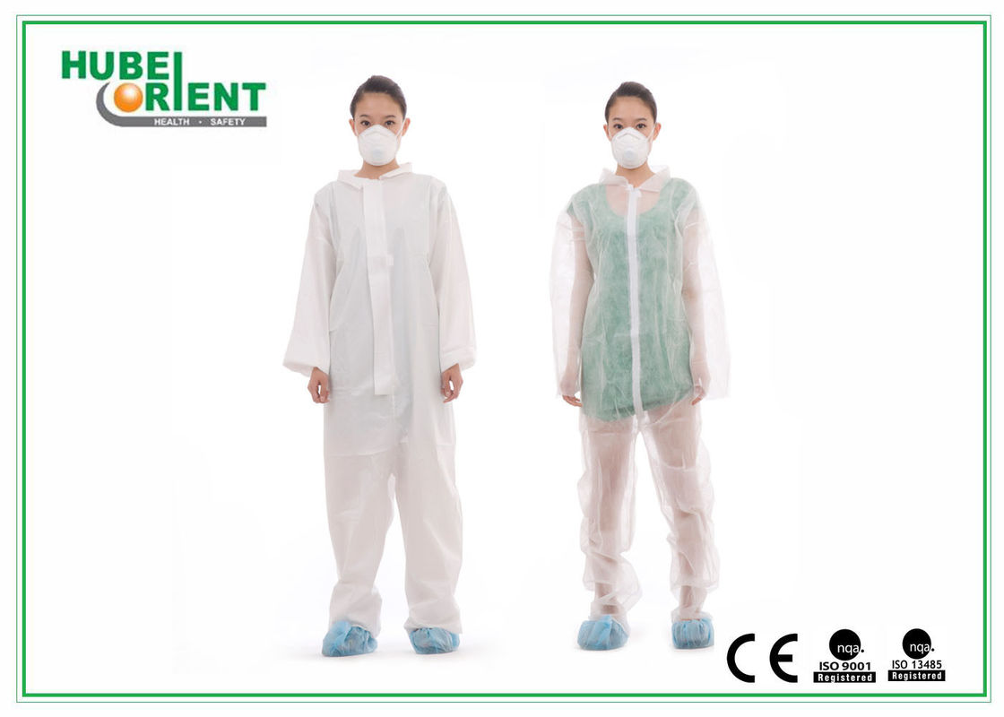 Disposable Protective Coveralls SMS Microporous Suit For Hospital