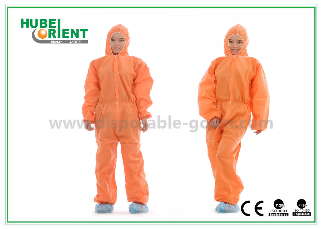 Medical Disposable Polypropylene Coverall With Hood