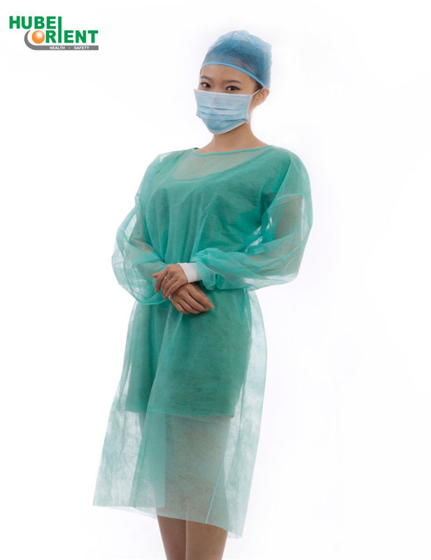 Disposable Surgical PP Isolation Gown Long Sleeve For Hospital